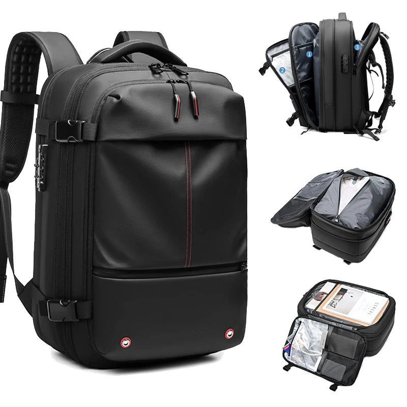 Expandable Airbag Travel Backpack