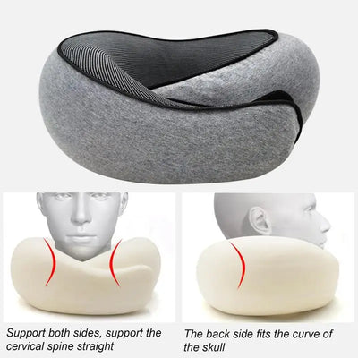 Travel Neck Pillow Memory Foam Travel Neck Cushion Durable U-shaped