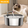 Stainless Steel Cat / Dog Pet Water Fountain Automatic