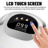 LED UV Light Dryer for Nails Gel Polish with 72 LEDs 4 Timer Setting LCD Display