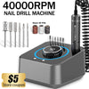 Electric Nail Drill Professional Manicure Machine With Brushless Motor Nails Sander Set