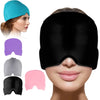 2PCS Form Fitting Gel Ice Headache  Migraine Relief Hat