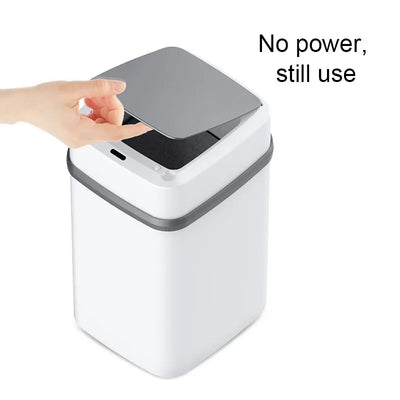 Electric Trash Can Sensitive Mute Odor Isolation Waterproof Automatic Motion Sensor