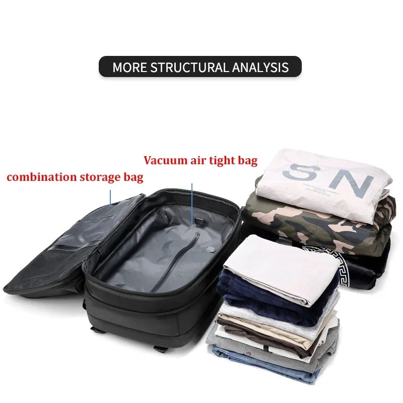 Expandable Airbag Travel Backpack