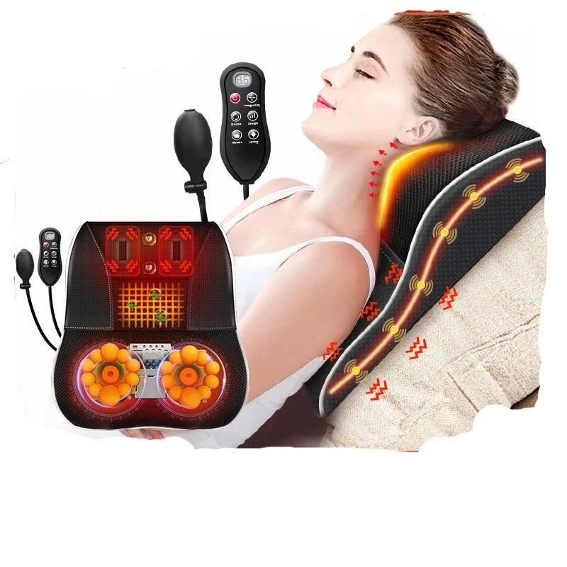 Electric Shiatsu Massage Pillow with Heating  Multifunction massage pillow