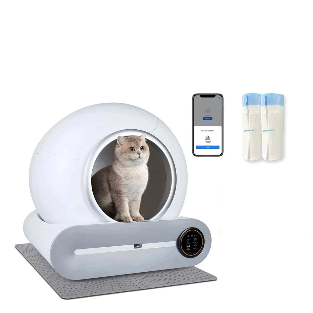 Automatic Smart Cat Litter Box Self Cleaning Fully Enclosed