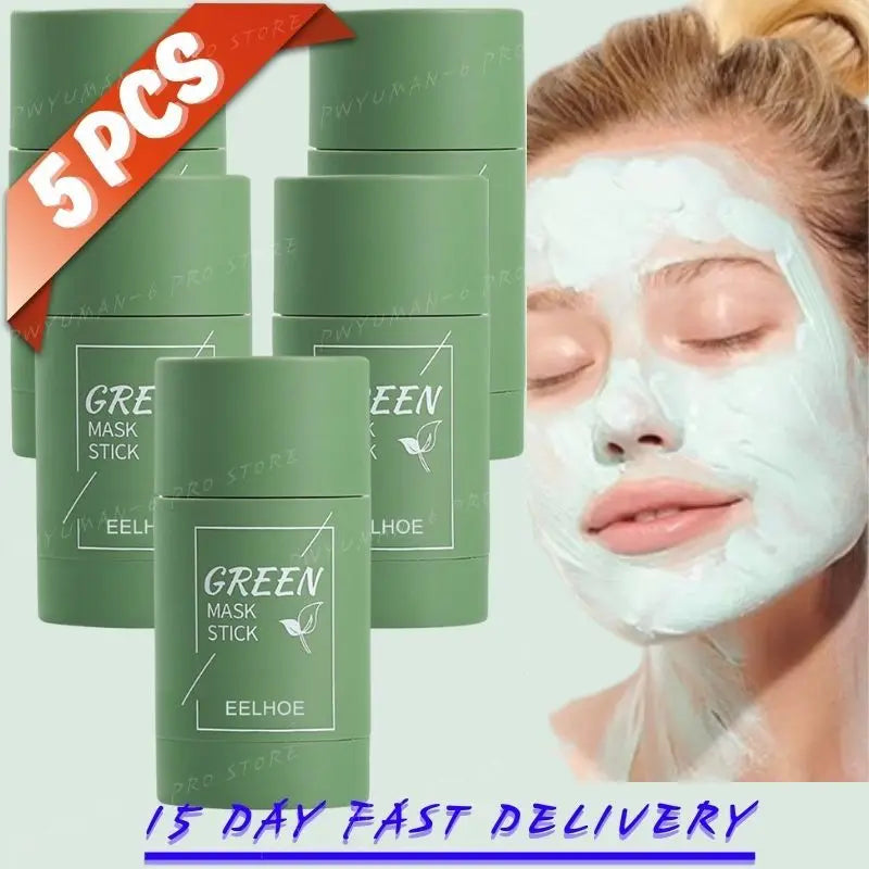 Remove Blackhead Green Tea Solid Mask Clean Stick Mask Facial Dispel Acne Korean Skin Care Multipack
